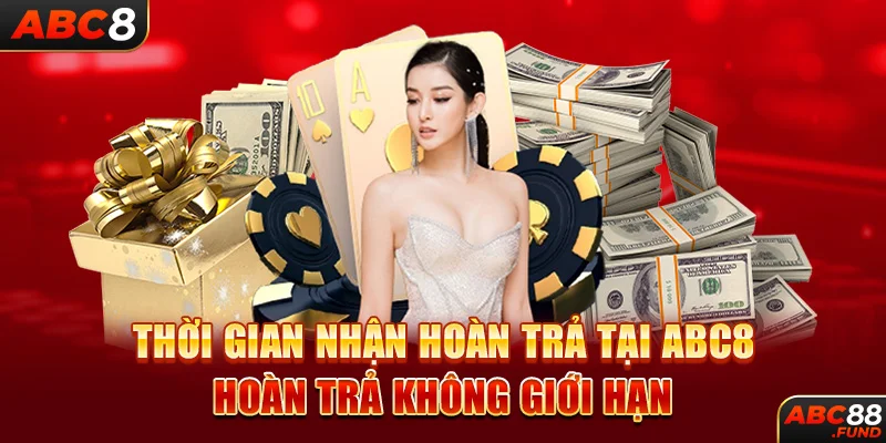 Thời gian nhận hoàn trả tại ABC8 hoàn trả không giới hạn